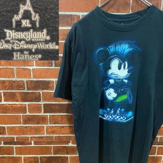 ディズニー(Disney)のM37 ディズニー ミッキーマウス プリント Tシャツ キャラクターT 古着T(Tシャツ/カットソー(半袖/袖なし))