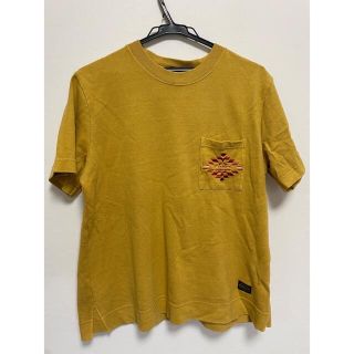 ペンドルトン(PENDLETON)のPENDLETON　イエローTシャツ　未使用品　メンズM　ペンドルトン半袖(Tシャツ/カットソー(半袖/袖なし))