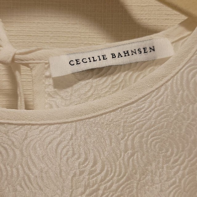 CECILIE BAHNSEN(セシリーバンセン)のCecilie Bahnsen ローズ シルク ジャガード ワンピース レディースのワンピース(ひざ丈ワンピース)の商品写真