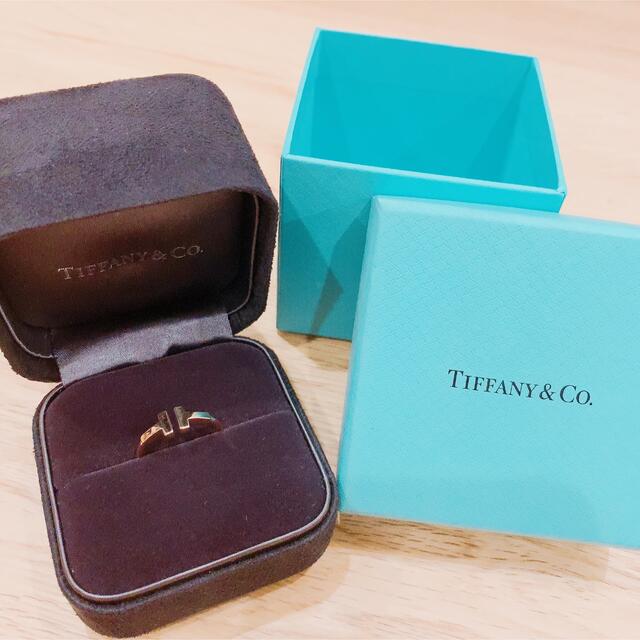 熱販売 Tiffany & 8号 ローズゴールド ティファニー ワイヤーTリング