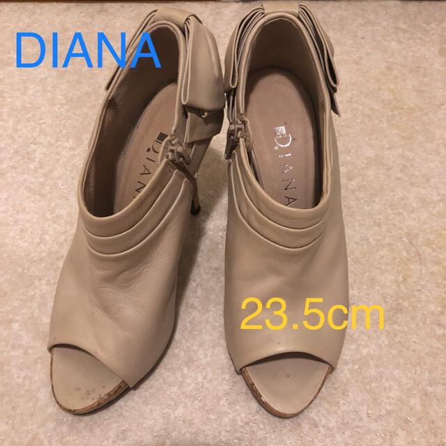 DIANA - 【最終値下げ】DIANA オープントゥサンダル リボン23.5cmの
