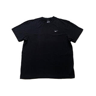 ナイキ(NIKE)の古着 NIKE ナイキ 80s 90s 刺繍ロゴ 半袖Tシャツ 黒色 Lサイズ(Tシャツ/カットソー(半袖/袖なし))