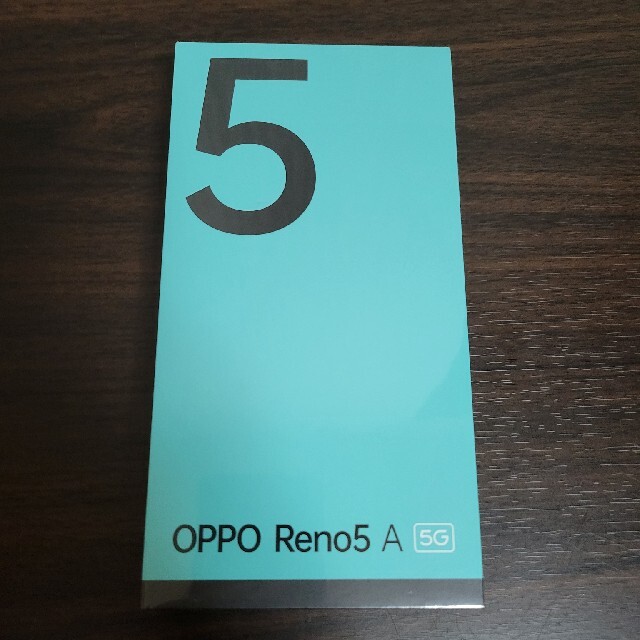 新品・未開封 OPPO Reno5 A eSIM 版 アイスブルー シュリンク付 グッズ 