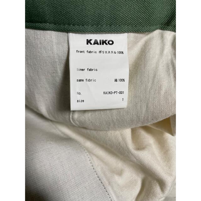 KAIKO THE PREST OLIVE サイズ1 メンズのパンツ(スラックス)の商品写真