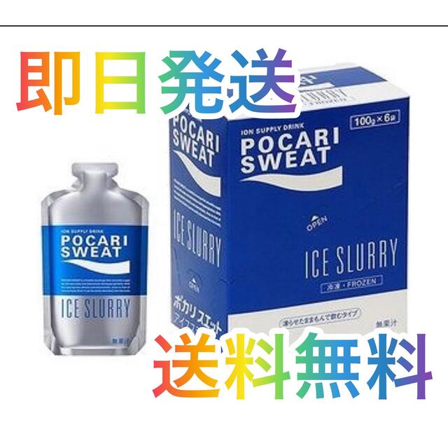 大塚製薬(オオツカセイヤク)の【新品未開封】大塚製薬 ポカリスエット アイススラリー100g 6袋 食品/飲料/酒の飲料(ソフトドリンク)の商品写真