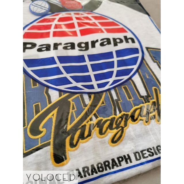 【即日発送】PARAGRAPH レトロダブルロゴ Tシャツ ブラック 半袖 4