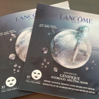 ランコム(LANCOME)のジェネフィック　アドバンストハイドロジェル　メルティングマスク2枚(パック/フェイスマスク)