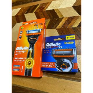 ジレ(gilet)のGillette フュージョン5+1 本体替え刃セット(カミソリ)