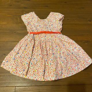 プチバトー(PETIT BATEAU)のpetit bateau ベビー花柄ワンピース(ワンピース)