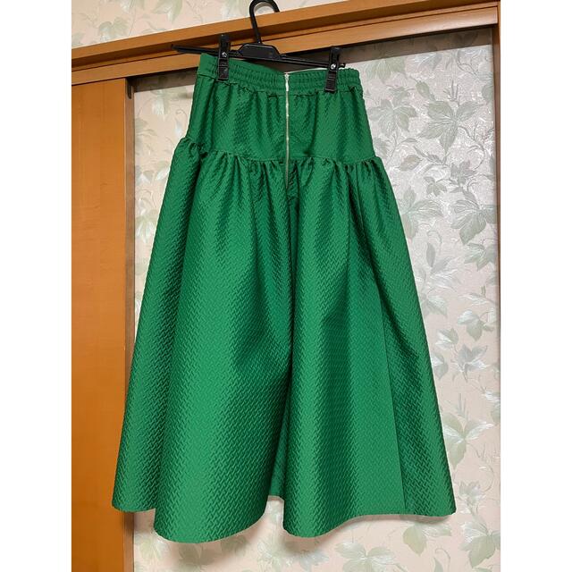 Drawer(ドゥロワー)のkt様専用　新品タグ付き★SHEtokyo Suzy グリーン レディースのスカート(ロングスカート)の商品写真