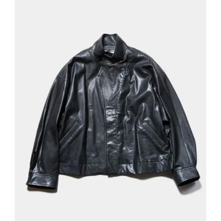 stein - stein over sleeve fake leather jacket