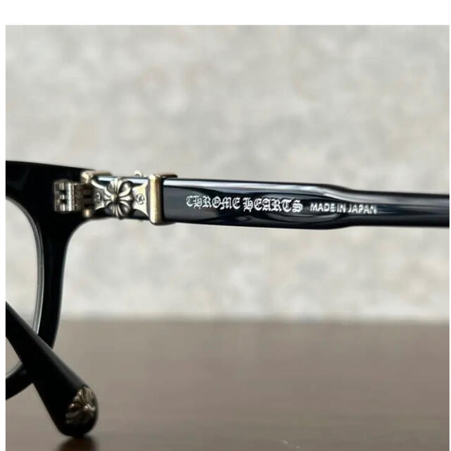 織り柄チェック 美品 クロムハーツ サングラス COX UCKER 18KGP