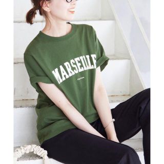 スローブイエナ(SLOBE IENA)の SLOBE IENA MARSEILLE ロゴTシャツ(Tシャツ(半袖/袖なし))