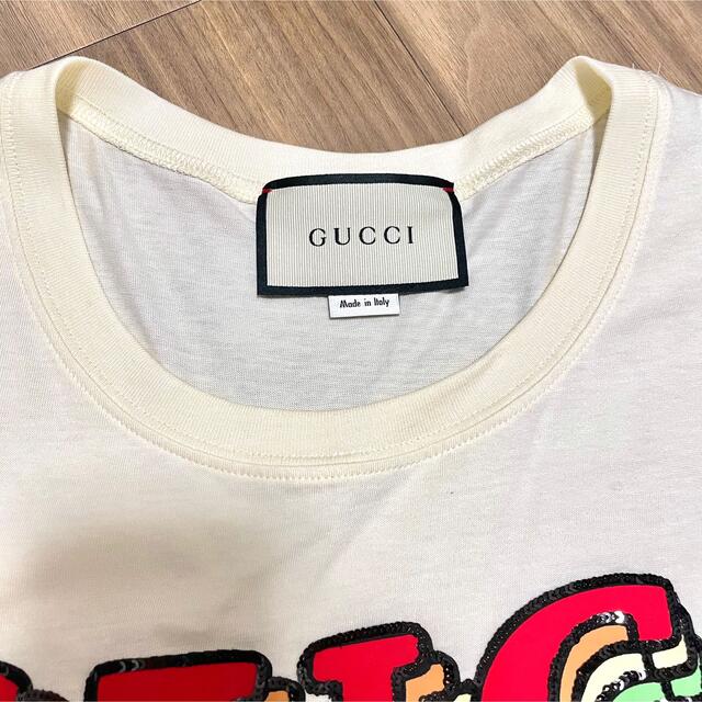 Gucci(グッチ)の【 未使用、箱付き 】GUCCI ／ 子ブタ刺繍 半袖 Tシャツ レディースのトップス(Tシャツ(半袖/袖なし))の商品写真