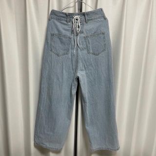 ザラ(ZARA)のノーブランド　ハイウエストデニム(デニム/ジーンズ)