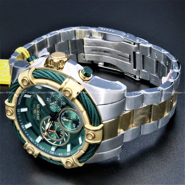 大人気シリーズ★金銀ツートン INVICTA Bolt 25519