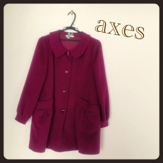 axes femme(アクシーズファム)のaxesローズコート♡ レディースのジャケット/アウター(ロングコート)の商品写真