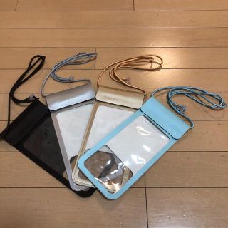 スマホ防水ケース　4色セット(モバイルケース/カバー)