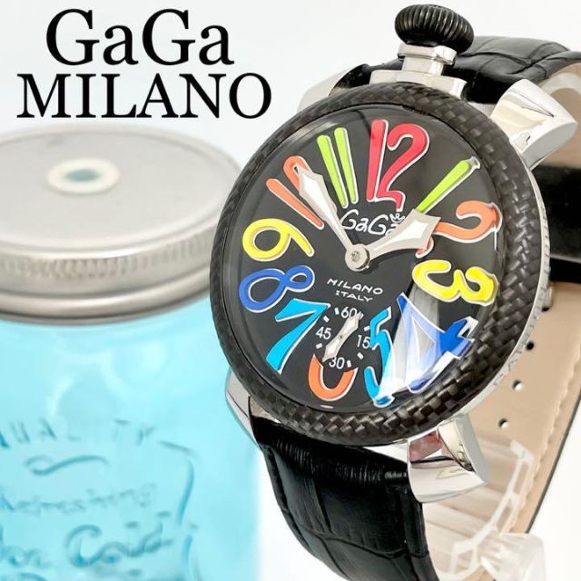 ご注意ください 【GaGa MILANO】ガガミラノ 腕時計 (箱、証明書付き