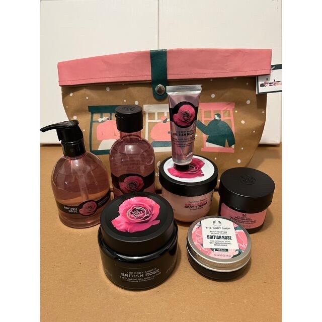 THE BODY SHOP(ザボディショップ)の新品未使用 ザボディショップ ブリティッシュローズ 8点セット コスメ/美容のボディケア(ボディクリーム)の商品写真