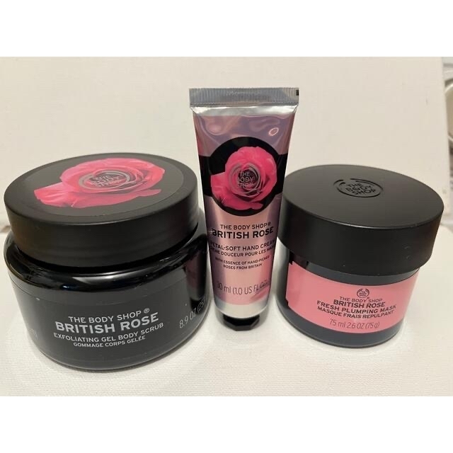 THE BODY SHOP(ザボディショップ)の新品未使用 ザボディショップ ブリティッシュローズ 8点セット コスメ/美容のボディケア(ボディクリーム)の商品写真