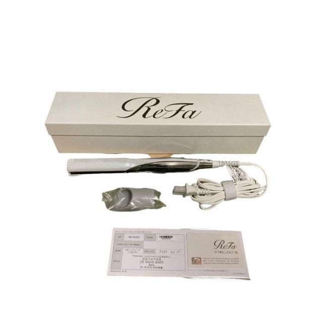 美品　リファ ReFa  ビューテック ストレートアイロンRE-AC02A0-400Wプレート温度