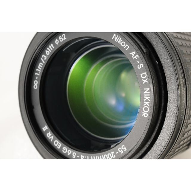 【手振補正】Nikon ニコン AF-S 55-200mm II VR オマケ多