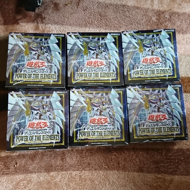 遊戯王 - ※新品未開封※シュリンク付き※パワー・オブ・ジ・エレメンツ6box