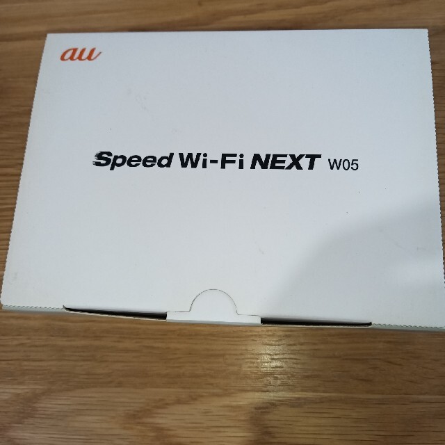 au(エーユー)のau wimax w05 未開封 未使用 ファーム更新なし スマホ/家電/カメラのスマートフォン/携帯電話(その他)の商品写真