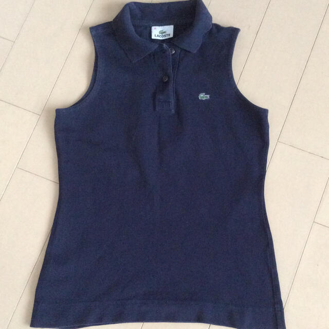 LACOSTE(ラコステ)のラコステ ノースリーブ ポロシャツ キッズ/ベビー/マタニティのキッズ服女の子用(90cm~)(Tシャツ/カットソー)の商品写真