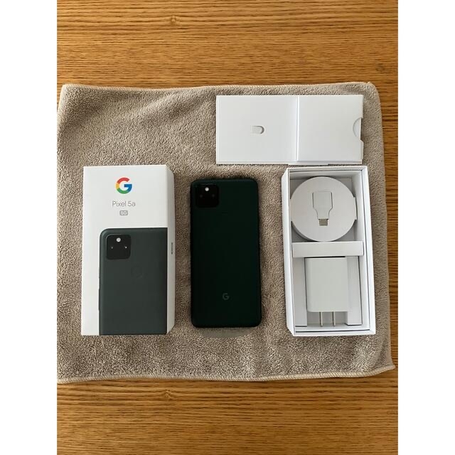 Google Pixel(グーグルピクセル)のGoogle pixel 5a 5G 128GB  新品 スマホ/家電/カメラのスマートフォン/携帯電話(スマートフォン本体)の商品写真