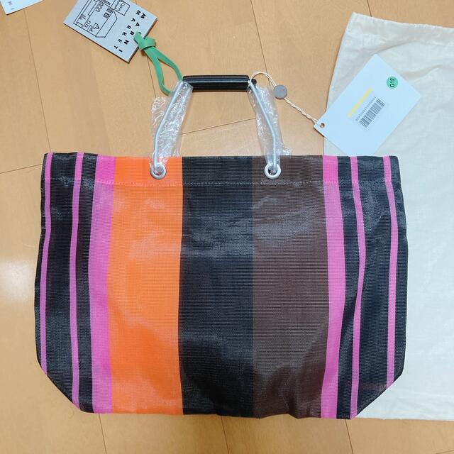 マルニフラワーマーケットバッグ　マルチピンク　marni market bag 2