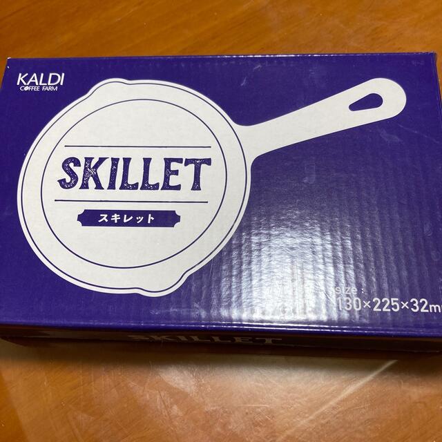 KALDI(カルディ)のカルディ　スキレット　新品未使用 インテリア/住まい/日用品のキッチン/食器(鍋/フライパン)の商品写真