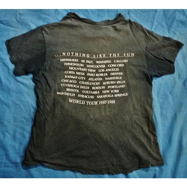 Hanes(ヘインズ)の★スティング　1988年ワールドツアーLA　 Sting　デザイン　Tシャツ　M エンタメ/ホビーのタレントグッズ(ミュージシャン)の商品写真