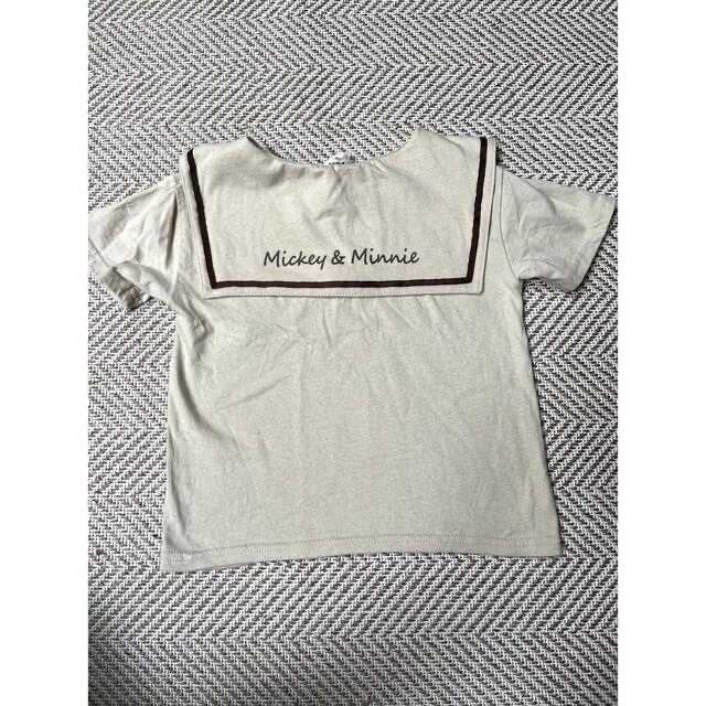 しまむら(シマムラ)のリトシー セーラー襟  Tシャツ ミッキー 100 キッズ/ベビー/マタニティのキッズ服女の子用(90cm~)(Tシャツ/カットソー)の商品写真