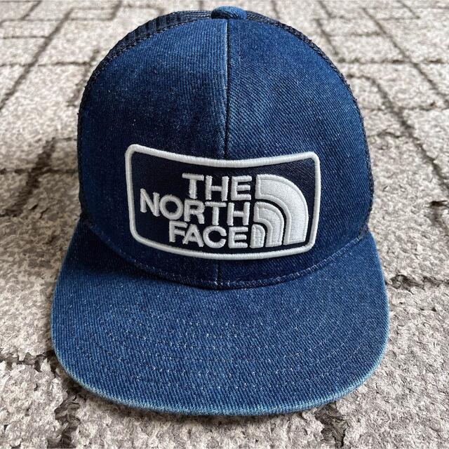 THE NORTH FACE(ザノースフェイス)のTHE NORTH FACE キッズ用 キャップ デニム キッズ/ベビー/マタニティのこども用ファッション小物(帽子)の商品写真