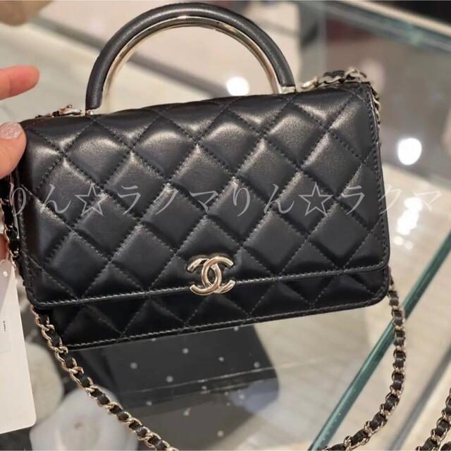 CHANEL CHANEL☆ハンドル付きチェーンウォレットの通販 by Rin's shop｜シャネルならラクマ