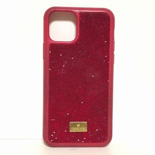 スワロフスキー(SWAROVSKI)のスワロフスキー 携帯電話ケース - レッド(モバイルケース/カバー)