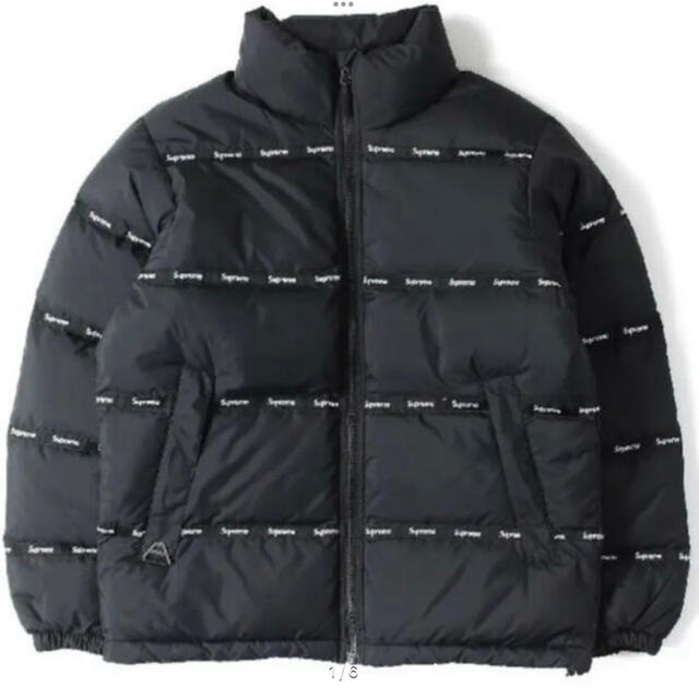 Supreme 16AW Logo Tape Puffy Jacket