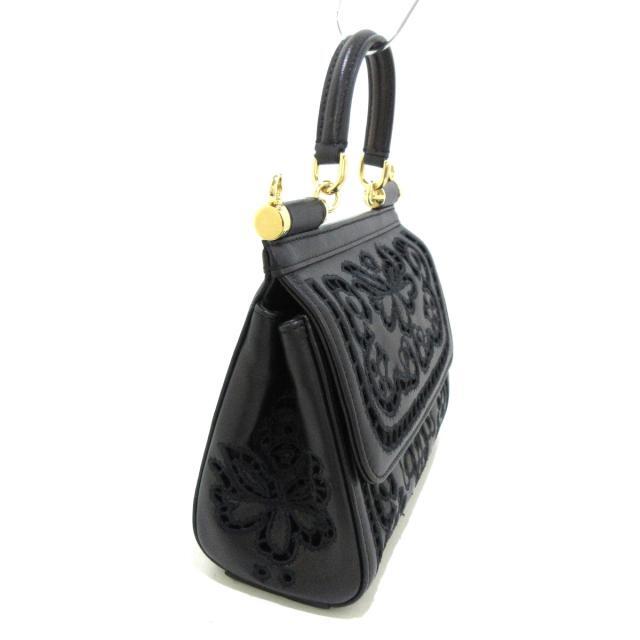 DOLCE&GABBANA(ドルチェアンドガッバーナ)のドルチェアンドガッバーナ ハンドバッグ 黒 レディースのバッグ(ハンドバッグ)の商品写真