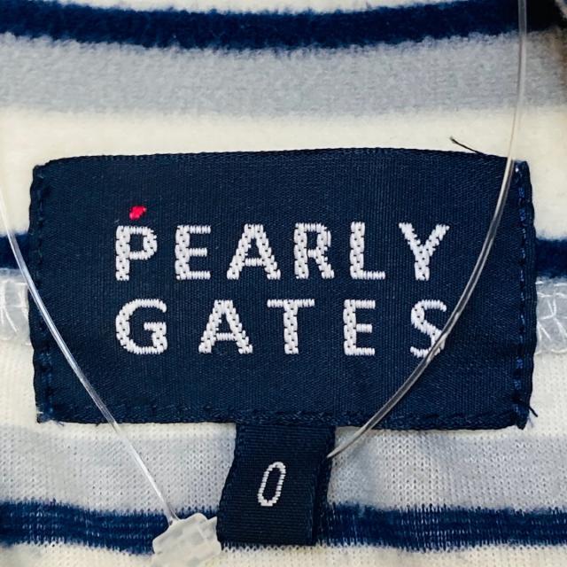 PEARLY GATES(パーリーゲイツ)のパーリーゲイツ 長袖カットソー サイズ0 XS レディースのトップス(カットソー(長袖/七分))の商品写真