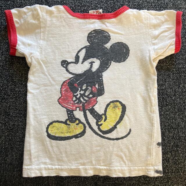 Disney(ディズニー)のミッキーTシャツ　サイズ80 キッズ/ベビー/マタニティのベビー服(~85cm)(Ｔシャツ)の商品写真