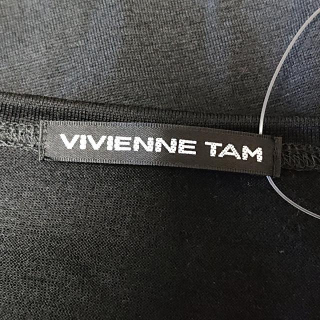VIVIENNE TAM(ヴィヴィアンタム)のヴィヴィアンタム 長袖カットソー 2 S - 黒 レディースのトップス(カットソー(長袖/七分))の商品写真