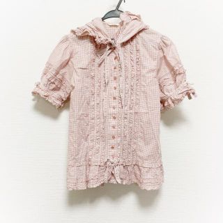 ピンクハウス(PINK HOUSE)のピンクハウス 半袖シャツブラウス美品  -(シャツ/ブラウス(半袖/袖なし))