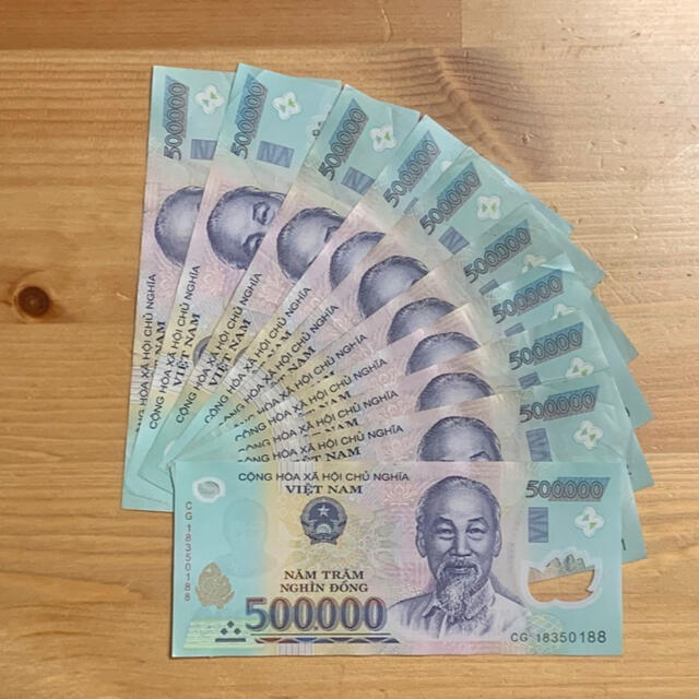 ベトナム ドン 50万ドン紙幣 10枚 begnins.ch