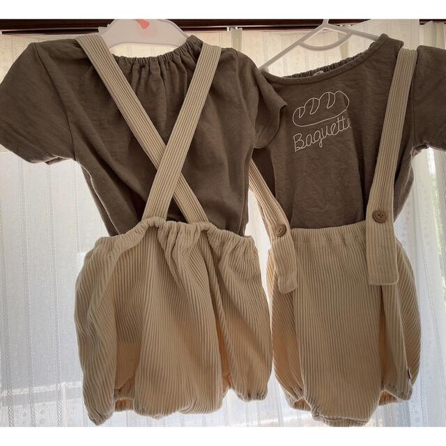 しまむら - 未使用 2着セット 双子 セットアップ ベビー服 80 の通販