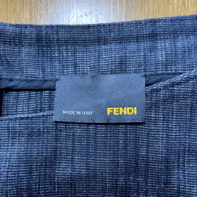 FENDI(フェンディ)のFENDI  コットンノースリーブワンピース レディースのワンピース(ひざ丈ワンピース)の商品写真