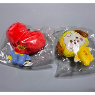 ビーティーイシビル(BT21)のBT21 ふわふわマスコット TATA  CHIMMY(ぬいぐるみ)