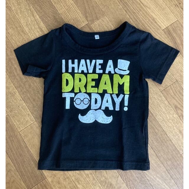 100cm★上下セット★黒 キッズ/ベビー/マタニティのキッズ服男の子用(90cm~)(Tシャツ/カットソー)の商品写真