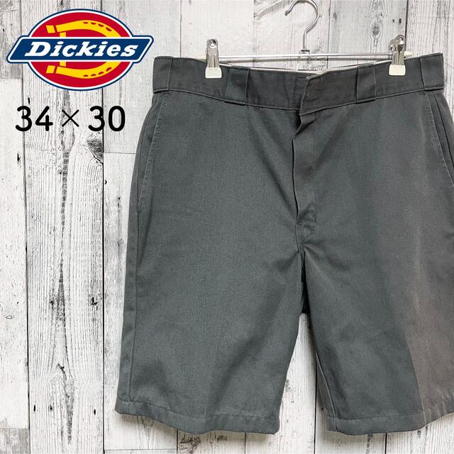 Dickies】90s USA製 ショートパンツ ハーフパンツ グレー 34